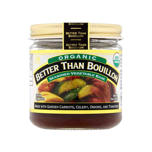 BETTER THAN BOUILLON ORGANIC SEASONED VEGETABLE BASE 8oz
