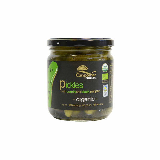 CAMPOMAR NATURE ORGANIC PICKLES WITH CUMIN & BLACK PEPPER 350g