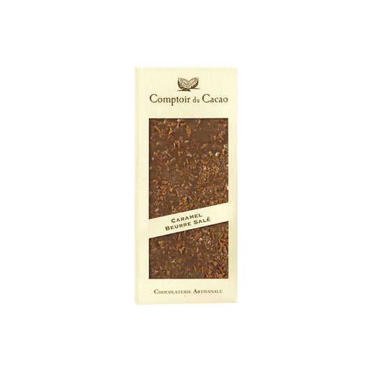 COMPTOIR DU CACAO DARK CHOCOLATE WITH SALTED BUTTER CARAMEL 90g