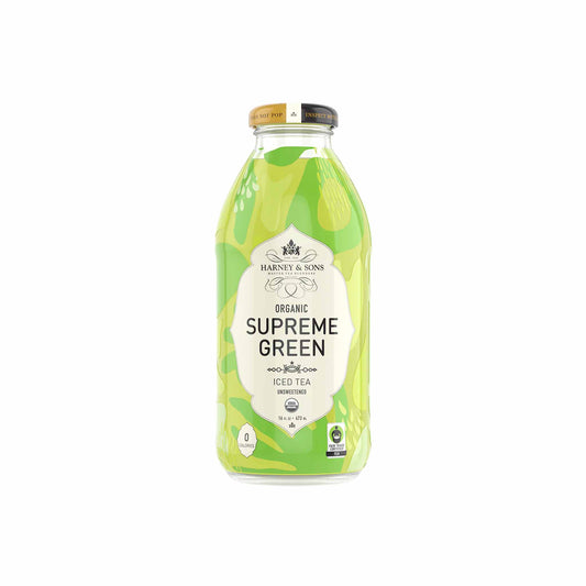 HARNEY & SONS UNSWEETENED SUPREME GREEN ICED TEA 16 fl oz