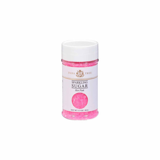 INDIA TREE HOT PINK SPARKLING SUGAR 3.5oz