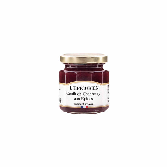 L'EPICURIEN CRANBERRY AND SPICES CONFIT 125g