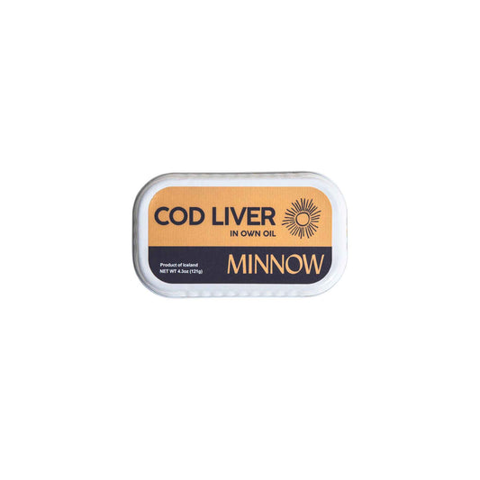 MINNOW COD LIVER IN OWN OIL 4.3oz