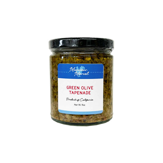 MONSIEUR MARCEL GREEN OLIVE TAPENADE 9oz