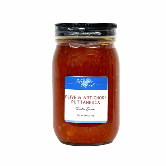 MONSIEUR MARCEL OLIVE ARTICHOKE PUTTANESCA SAUCE 16oz