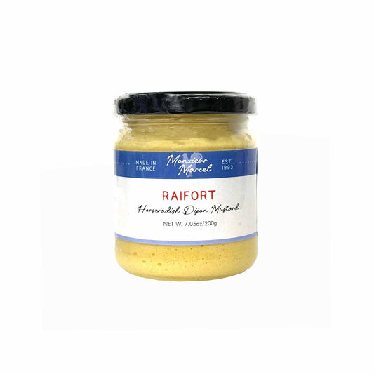 MONSIEUR MARCEL HORSERADISH DIJON MUSTARD 200g