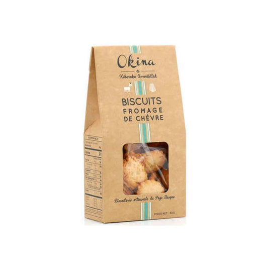 OKINA FROMAGE DE CHEVRE BISCUITS 80g