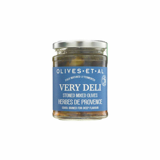 OLIVES ET AL VERY DELI STONED MIXED OLIVES WITH HERBS DE PROVENCE 90g