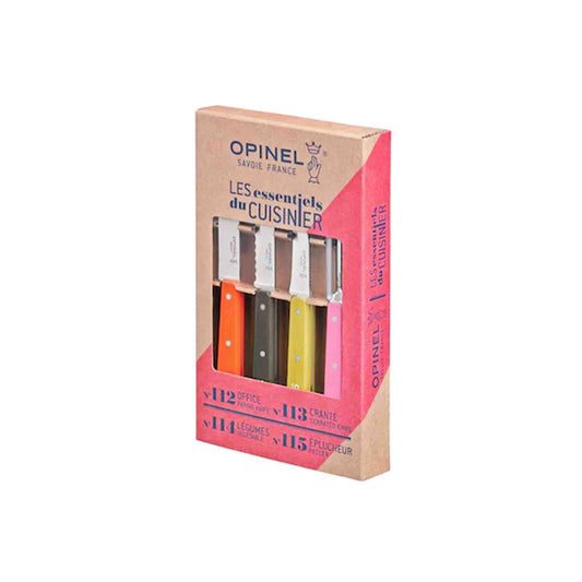 OPINEL BIRCHWOOD ESSENTIAL KITCHEN KNIVES SET